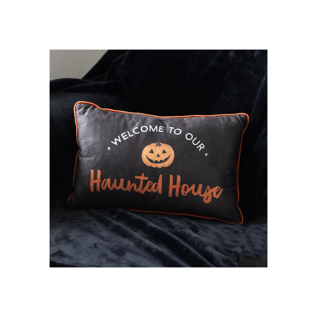 40cm Rectangular Haunted House Cushion