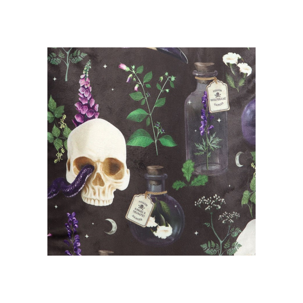 35cm Square Venom & Vines Print Cushion