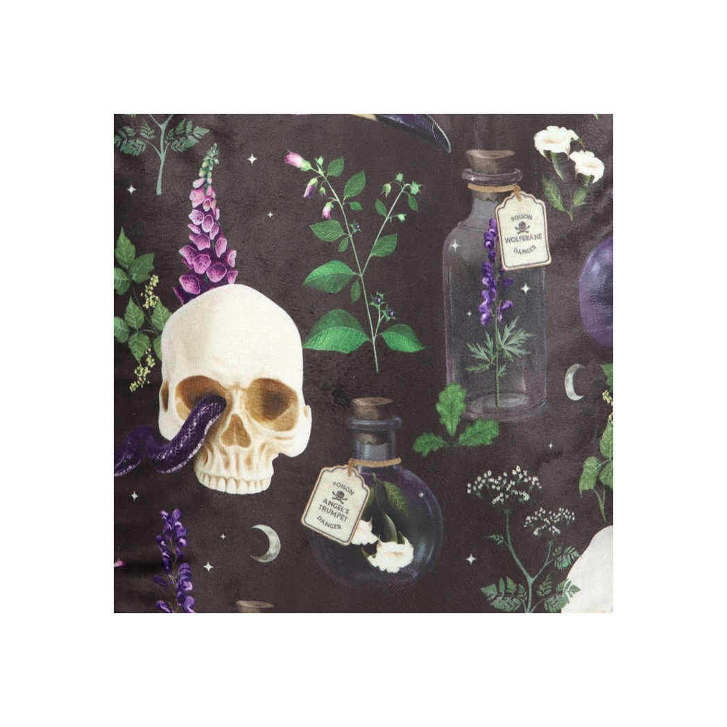 35cm Square Venom & Vines Print Cushion