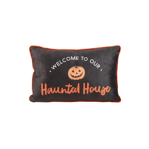 40cm Rectangular Haunted House Cushion