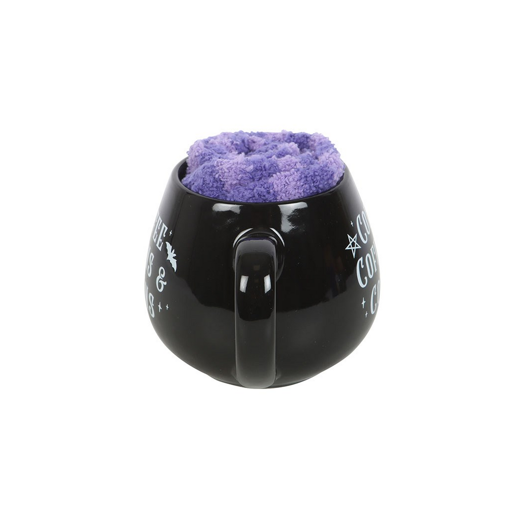 Coffee, Coffins & Covens Mug and Socks Set