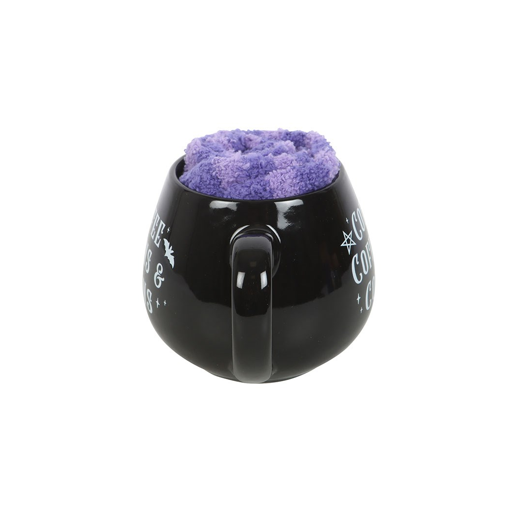 Coffee, Coffins & Covens Mug and Socks Set